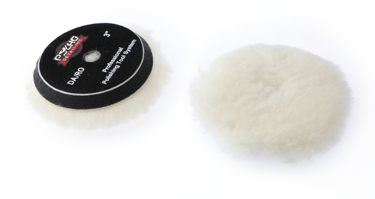 Premium White Wool Polishing Pad for Car Detailing