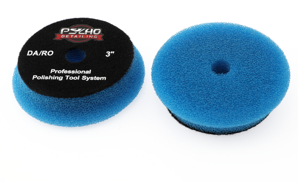 Psycho Detailing Blue Foam Cutting Pad – Heavy-Duty Paint Correction & Scratch Removal - Psycho Detailing