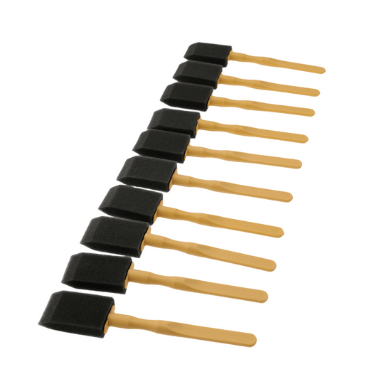 Psycho Detailing Sponge Detail Brushes - 10-Pack Precision Cleaning Tools for Vents & Crevices - Psycho Detailing