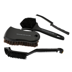 Car Cleaning Series – 4-Piece Brush Kit | Leather, Wheels & Crevices