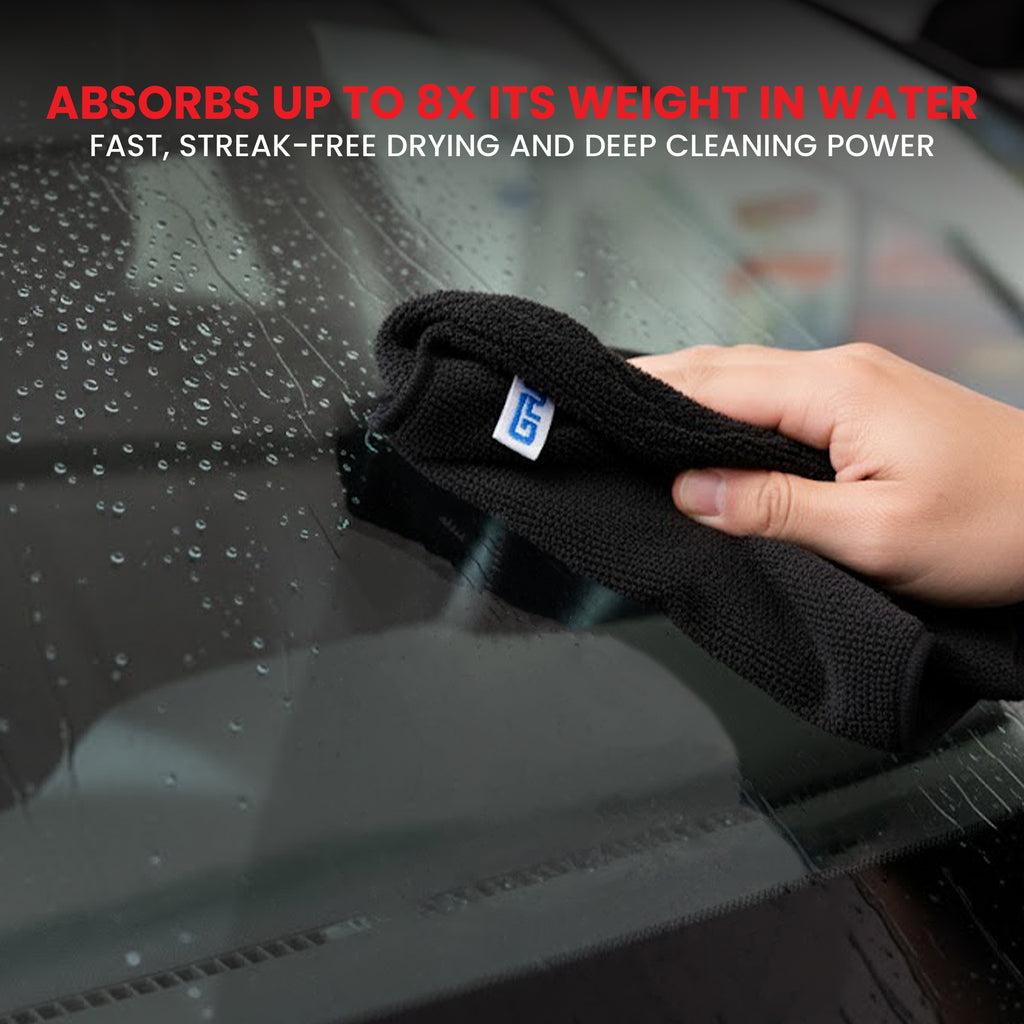 Microfiber-Warp 16x16” 300 GSM Premium Detailing Towel (Pack of 10) - Psycho Detailing