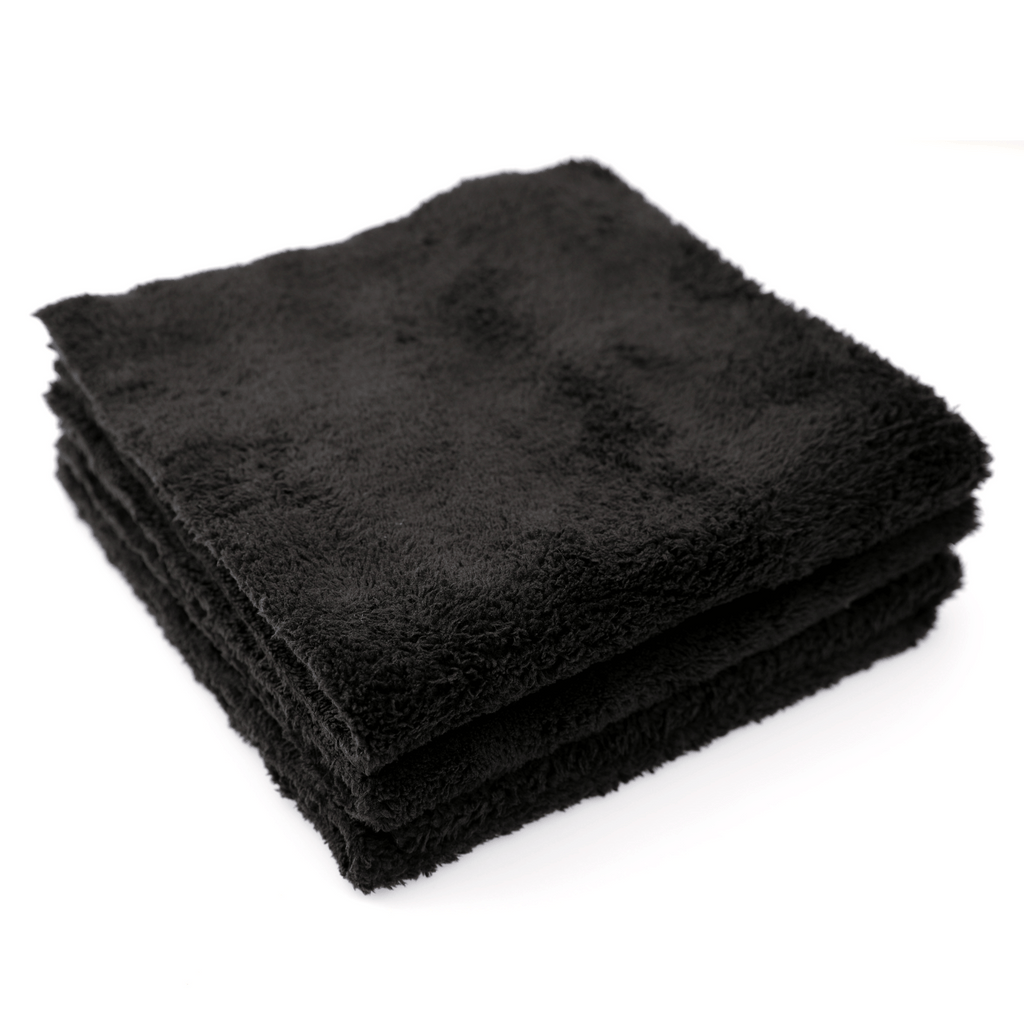 Psycho Detailing Premium Edgeless Coral-Fleece Towel - 350GSM Final-Wipe Perfection (16x16", Pack of 3) - Psycho Detailing