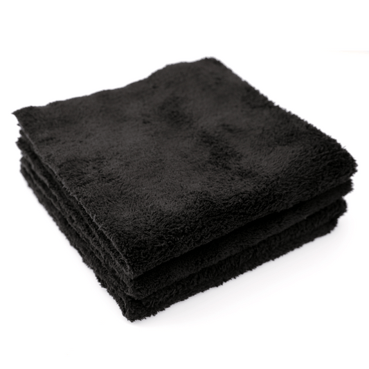 Psycho Detailing Premium Edgeless Coral-Fleece Towel - 350GSM Final-Wipe Perfection (16x16", Pack of 3) - Psycho Detailing