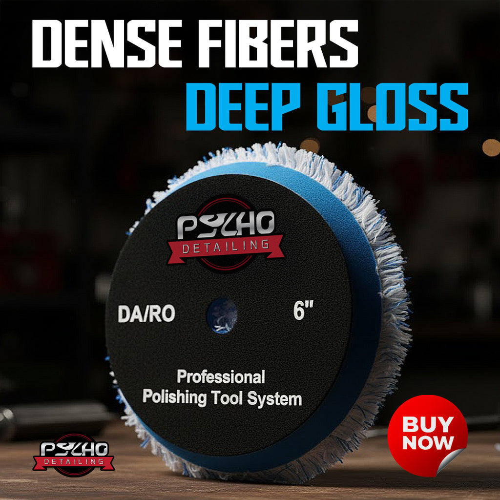 Psycho Detailing Premium Microfiber Finishing Pad – Nano Fiber Technology for Swirl-Free Results - Psycho Detailing