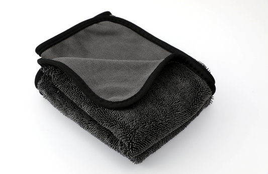 Premium Twist Loop Microfiber Towel - 650 GSM Ultra Absorbent (40x60 cm, Pack of 2) - Psycho Detailing