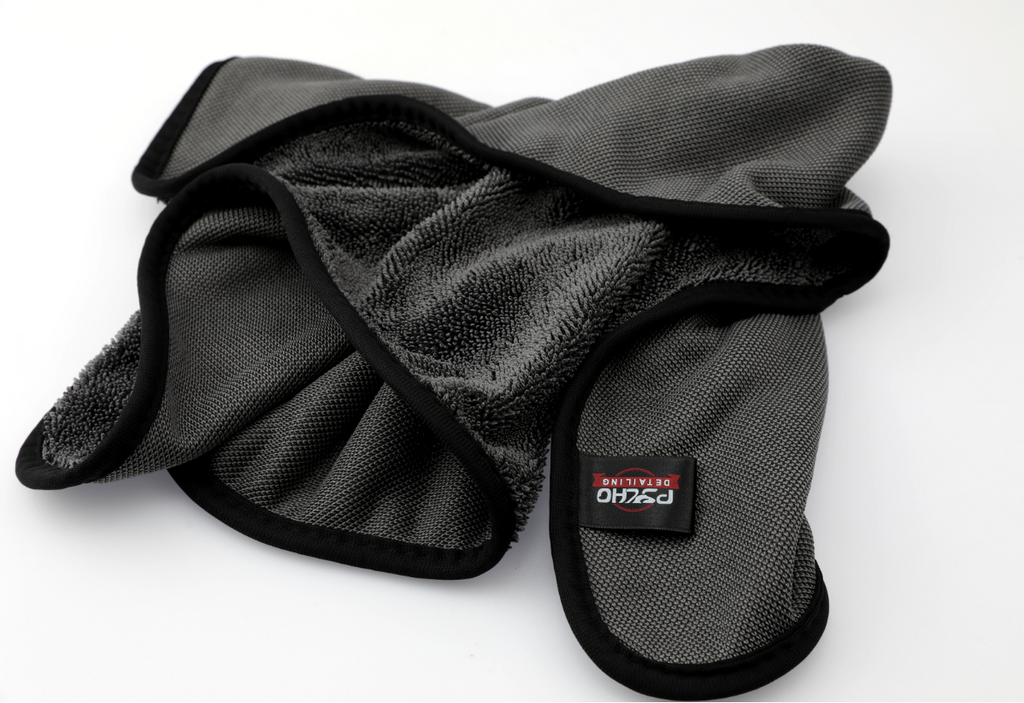 Premium Twist Loop Microfiber Towel - 650 GSM Ultra Absorbent (40x60 cm, Pack of 2) - Psycho Detailing