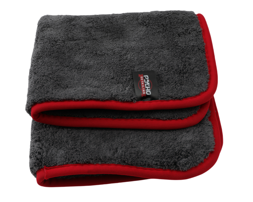 Psycho Detailing Premium Coral Fleece Microfiber Towel - 1250 GSM Ultra-Plush (40x40 cm) - Psycho Detailing