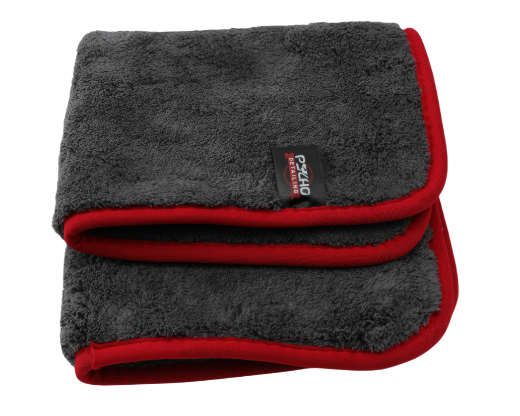 Psycho Detailing Premium Coral Fleece Microfiber Towel - 1250 GSM Ultra-Plush (40x40 cm) - Psycho Detailing