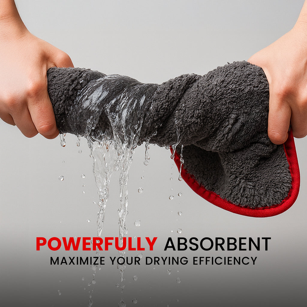 Psycho Detailing Premium Coral Fleece Microfiber Towel - 1250 GSM Ultra-Plush (40x40 cm) - Psycho Detailing