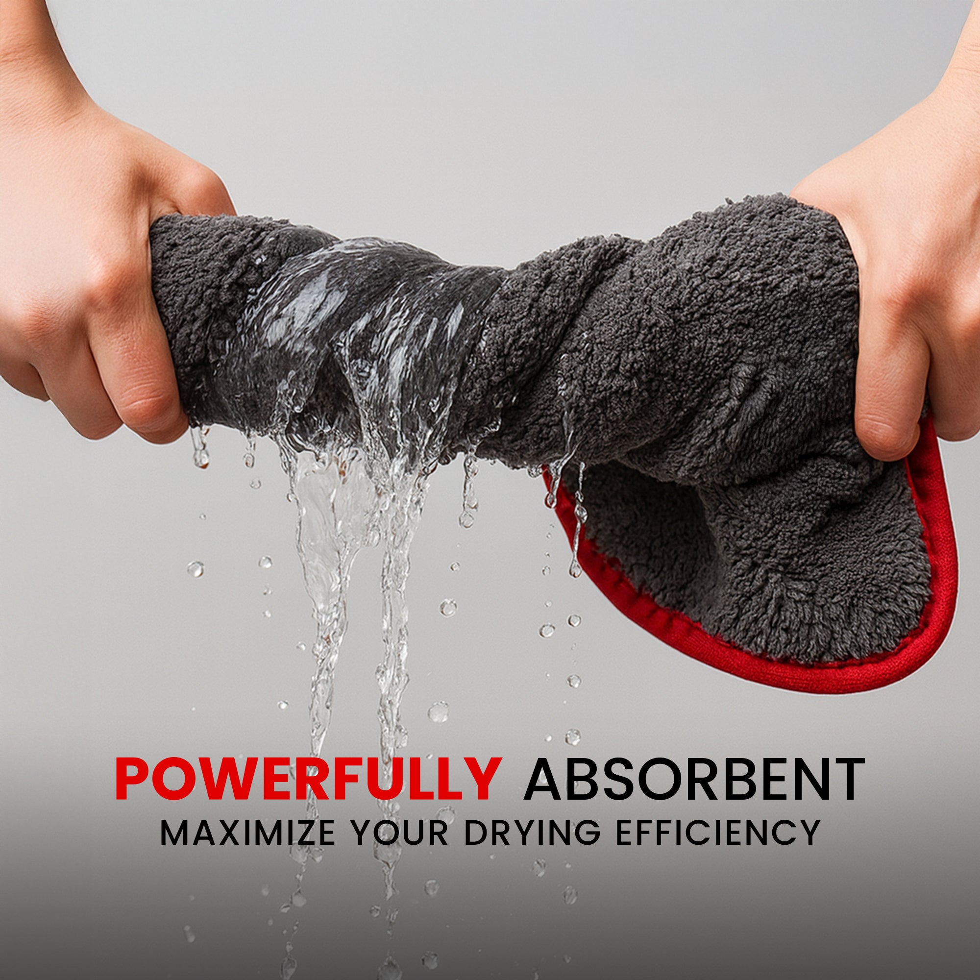 Psycho Detailing Premium Coral Fleece Microfiber Towel - 1250 GSM Ultra-Plush (40x40 cm) - Psycho Detailing