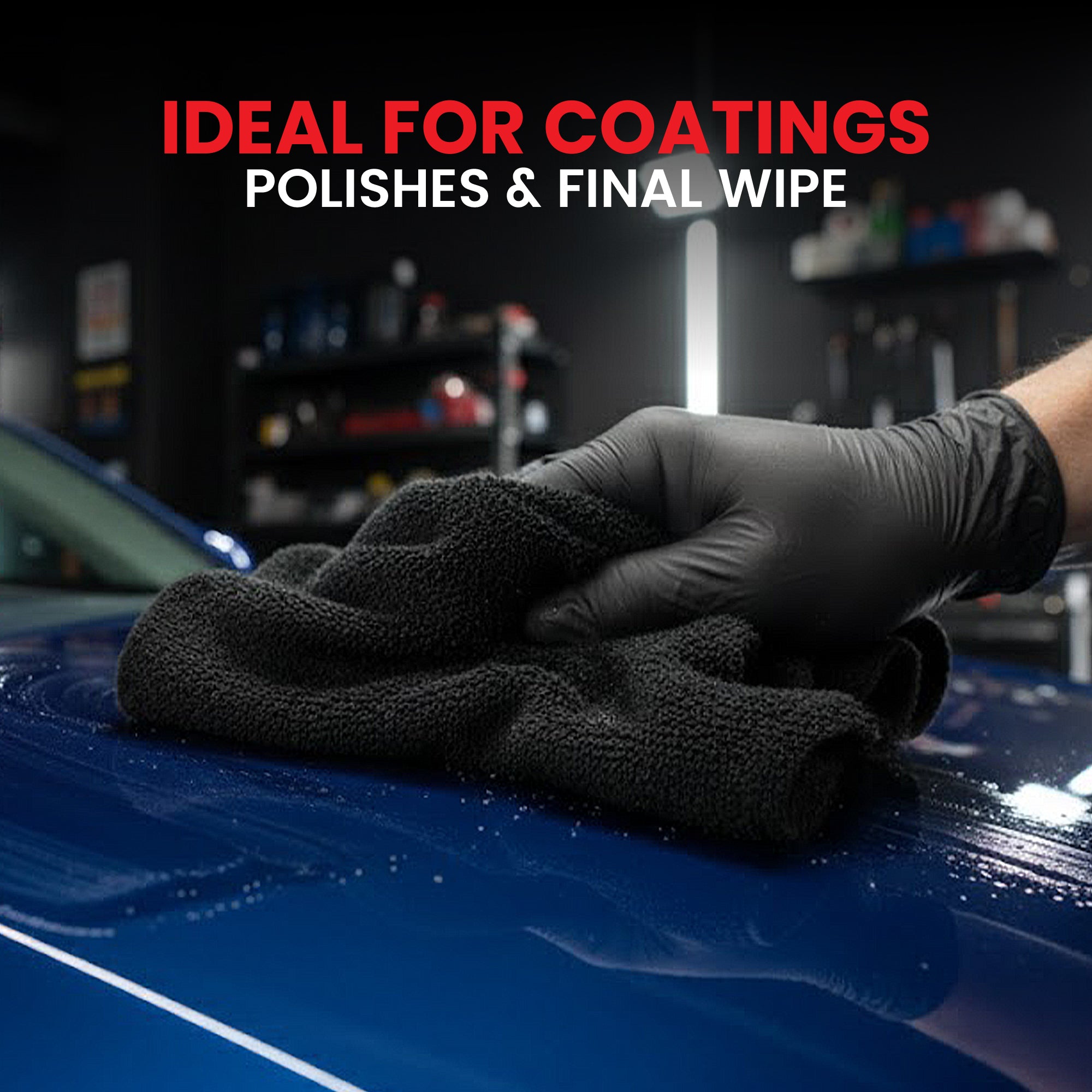 Premium Twist Loop Microfiber Towel - 650 GSM Ultra Absorbent (40x60 cm, Pack of 2) - Psycho Detailing