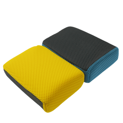Psycho Detailing Clay Scrubber Block - Color-Coded 2-Pack (Yellow & Blue) - Psycho Detailing
