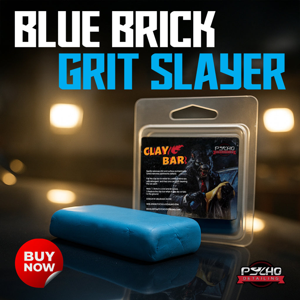 Psycho Detailing Synthetic Clay Bar - 100g Professional Paint Decontamination - Psycho Detailing