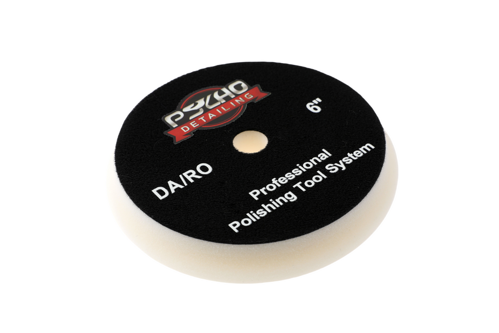 Psycho Detailing White Foam Polishing Pad - Professional Swirl & Scratch Removal - Psycho Detailing