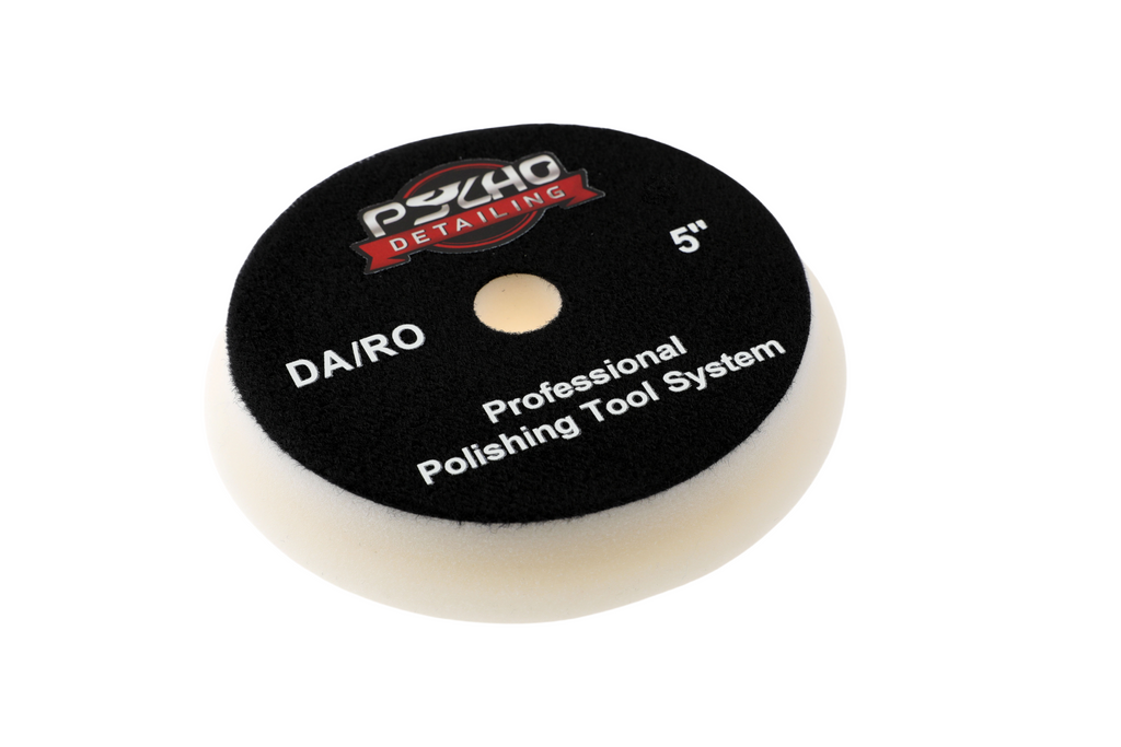 Psycho Detailing White Foam Polishing Pad - Professional Swirl & Scratch Removal - Psycho Detailing