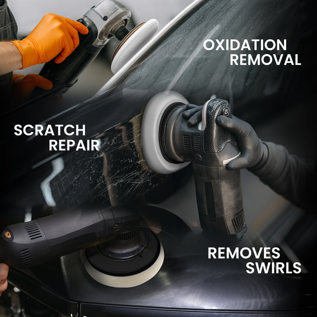 Psycho Detailing White Foam Polishing Pad - Professional Swirl & Scratch Removal - Psycho Detailing