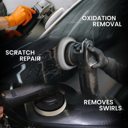 Psycho Detailing White Foam Polishing Pad - Professional Swirl & Scratch Removal - Psycho Detailing