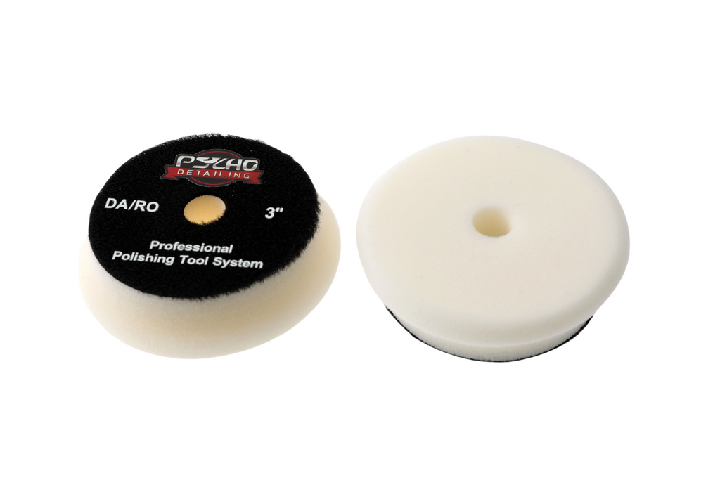 Psycho Detailing White Foam Polishing Pad - Professional Swirl & Scratch Removal - Psycho Detailing