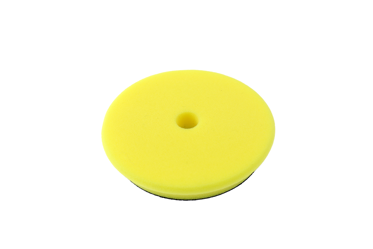 Psycho Detailing Yellow Foam Pad – Professional Polishing Pad for Swirl Removal, Gloss Enhancement & Paint Correction (3", 5", 6")