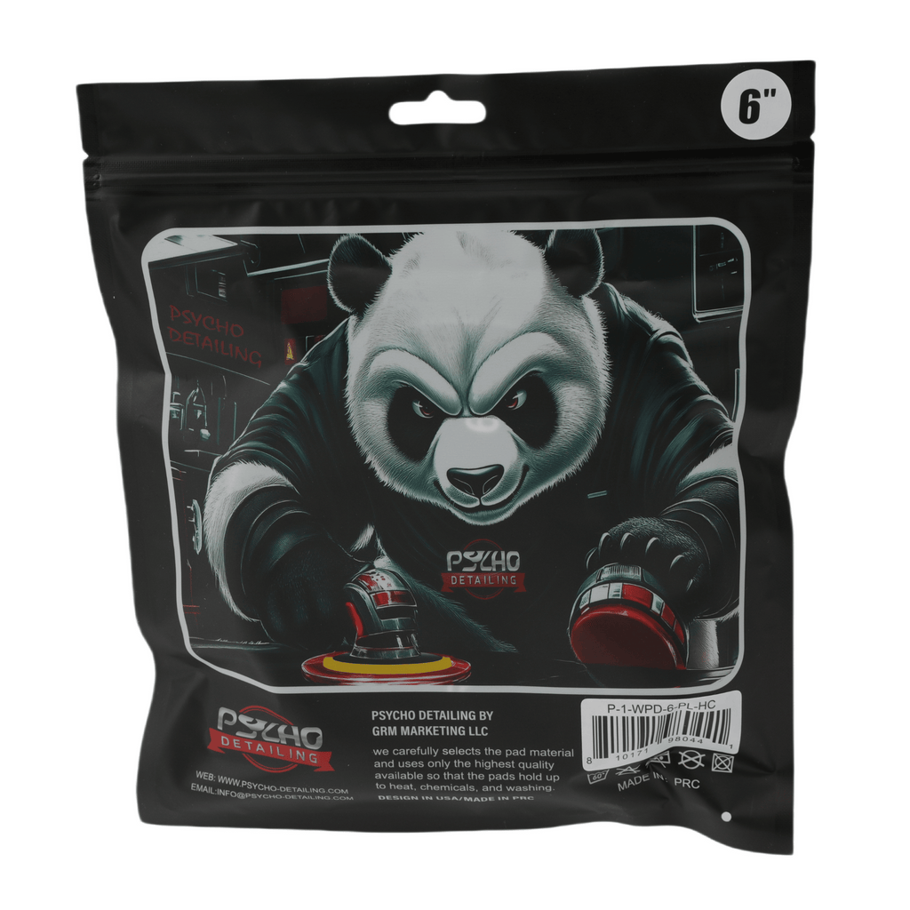 Psycho Detailing Purple Wool Polishing Pad – 100% Natural Wool for One-Step Paint Correction - Psycho Detailing