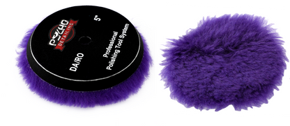 Psycho Detailing Purple Wool Polishing Pad – 100% Natural Wool for One-Step Paint Correction - Psycho Detailing