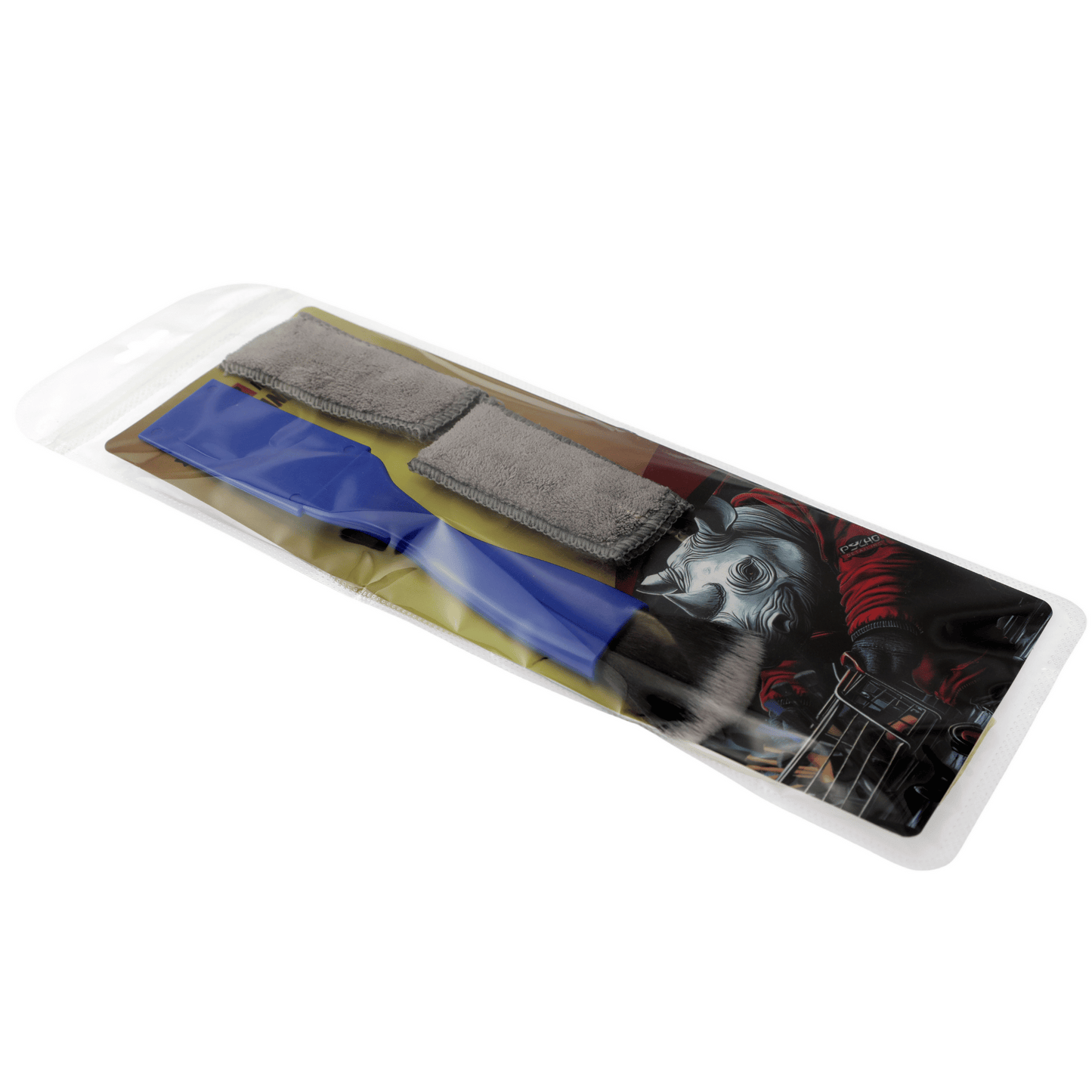Car Interior Cleaning Brush - Dual-Head Scratch-Safe Design with Removable Microfiber & Bristle Heads - Psycho Detailing
